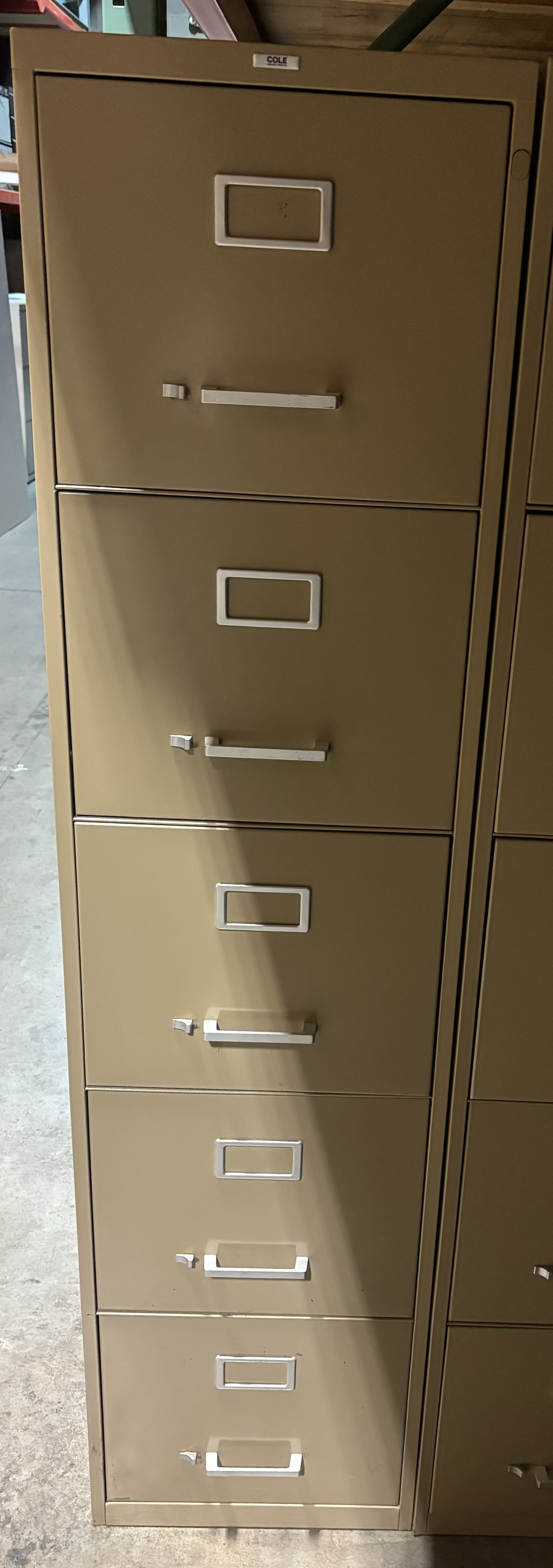 Cole 5 Drawer Vertical File 